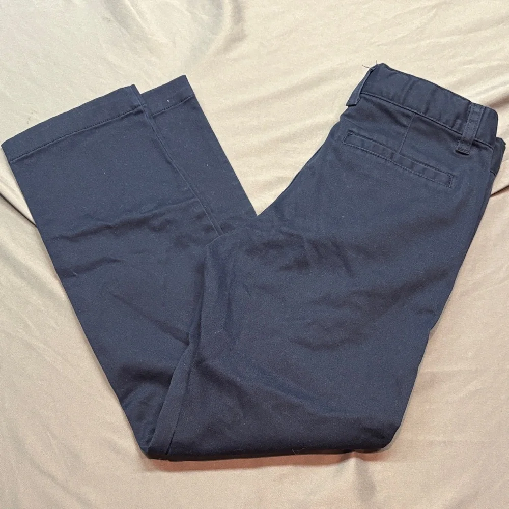 Cat & Jack‎ Kids' Straight Fit Uniform Chino Pants | Navy Blue Size 10